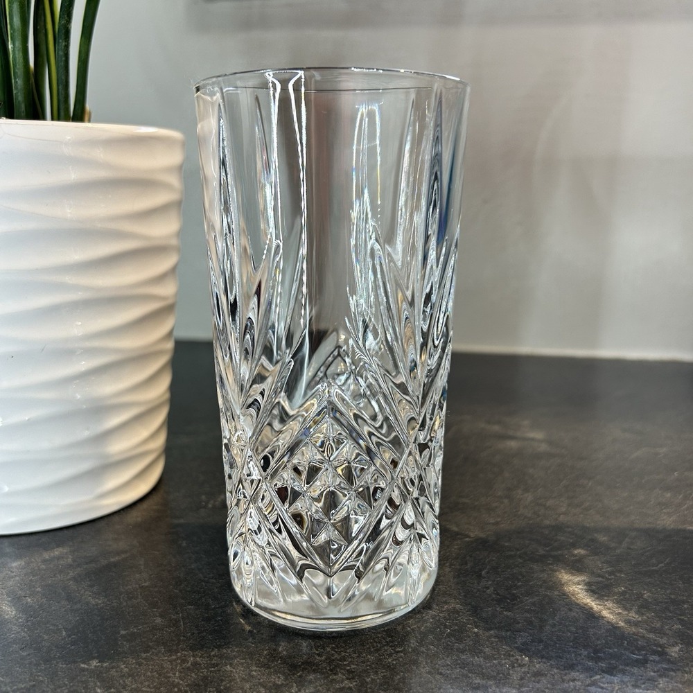 Godinger Dublin Highball Tumbler Cut Crystsal 12 oz Set Of TWO - Picture 2 of 6